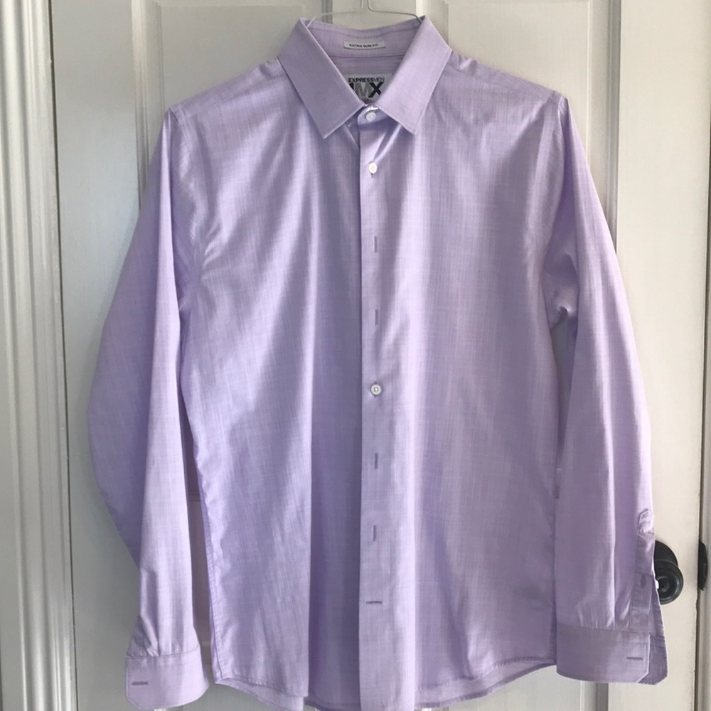 Men’s Express Extra Slim Fit LS Dress Shirt Med